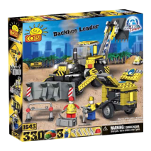 Action Town - 330 Piece Construction Backhoe Loader Construction Set