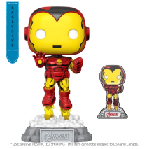 Marvel Comics - Iron Man Avengers 60th US Exclusive Pop! Vinyl with Pin [RS]