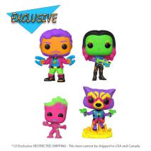Guardians of the Galaxy: Volume 2 - US Exclusive Blacklight Pop! 4-Pack [RS]