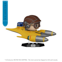 Star Wars - Anakin Skywalker in Naboo Starfighter (with R2-D2) US Exclusive Pop! Ride [RS]