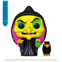 Snow White (1937) - Disguised Evil Queen (with Raven) US Exclusive Blacklight Pop! Vinyl [RS]