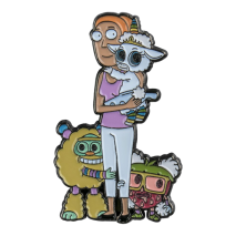 Rick and Morty - Summer & Friends Enamel Pin