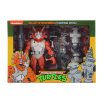 Teenage Mutant Ninja Turtles (TV 1987) - Triceraton & Rodney 7" Action Figure 3-pack