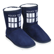 Doctor Who - TARDIS Boot Slipper Ladies Size 7