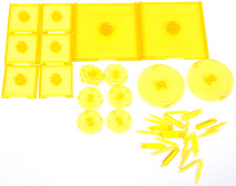 Dungeons & Dragons - Attack Wing Base & Pegs Set Yellow