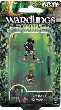 Wardlings - Boy Rogue & Monkey Pre-Painted Minis