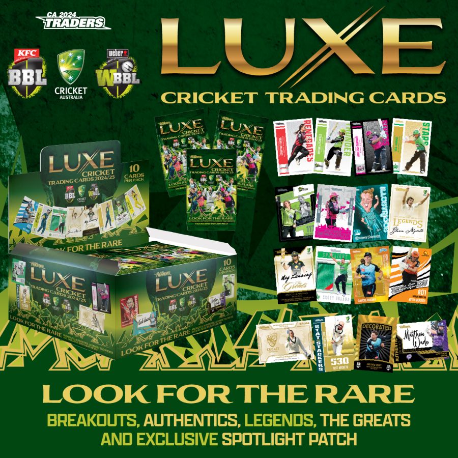 Cricket 2025/25 Luxe Hobby Trading Cards (Display of 30) Ikon