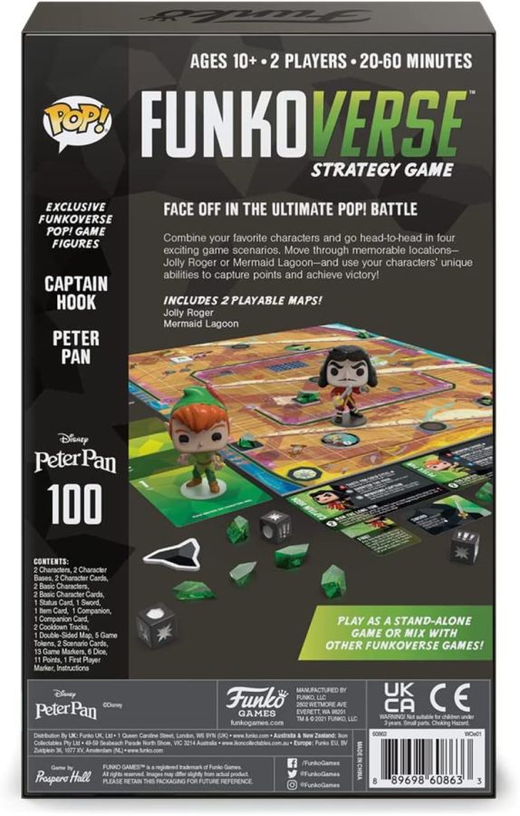 Funkoverse - Peter Pan 100 2-Pack Expandalone Game | Ikon Collectables