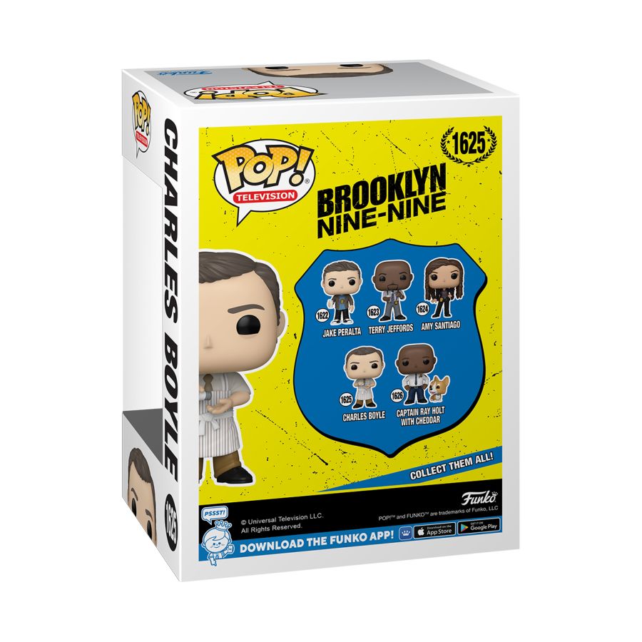 Brooklyn NineNine Charles Boyle Pop! Vinyl Ikon Collectables