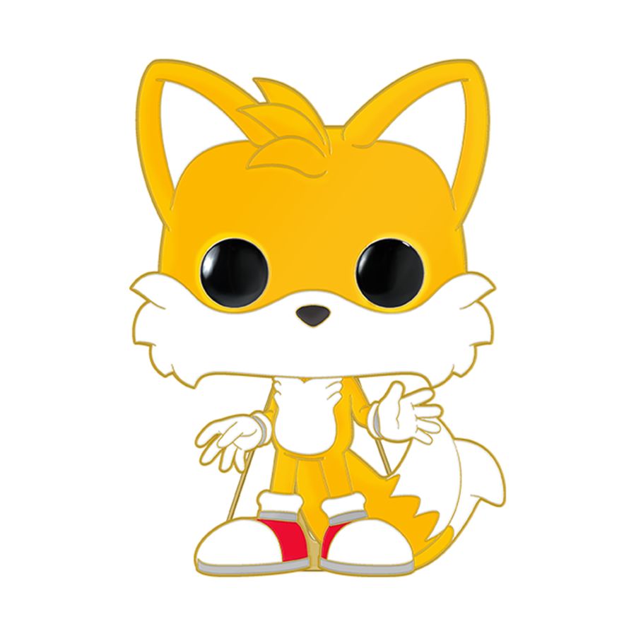 Sonic the Hedgehog - Super Tails Glow Enamel Pop! Pin