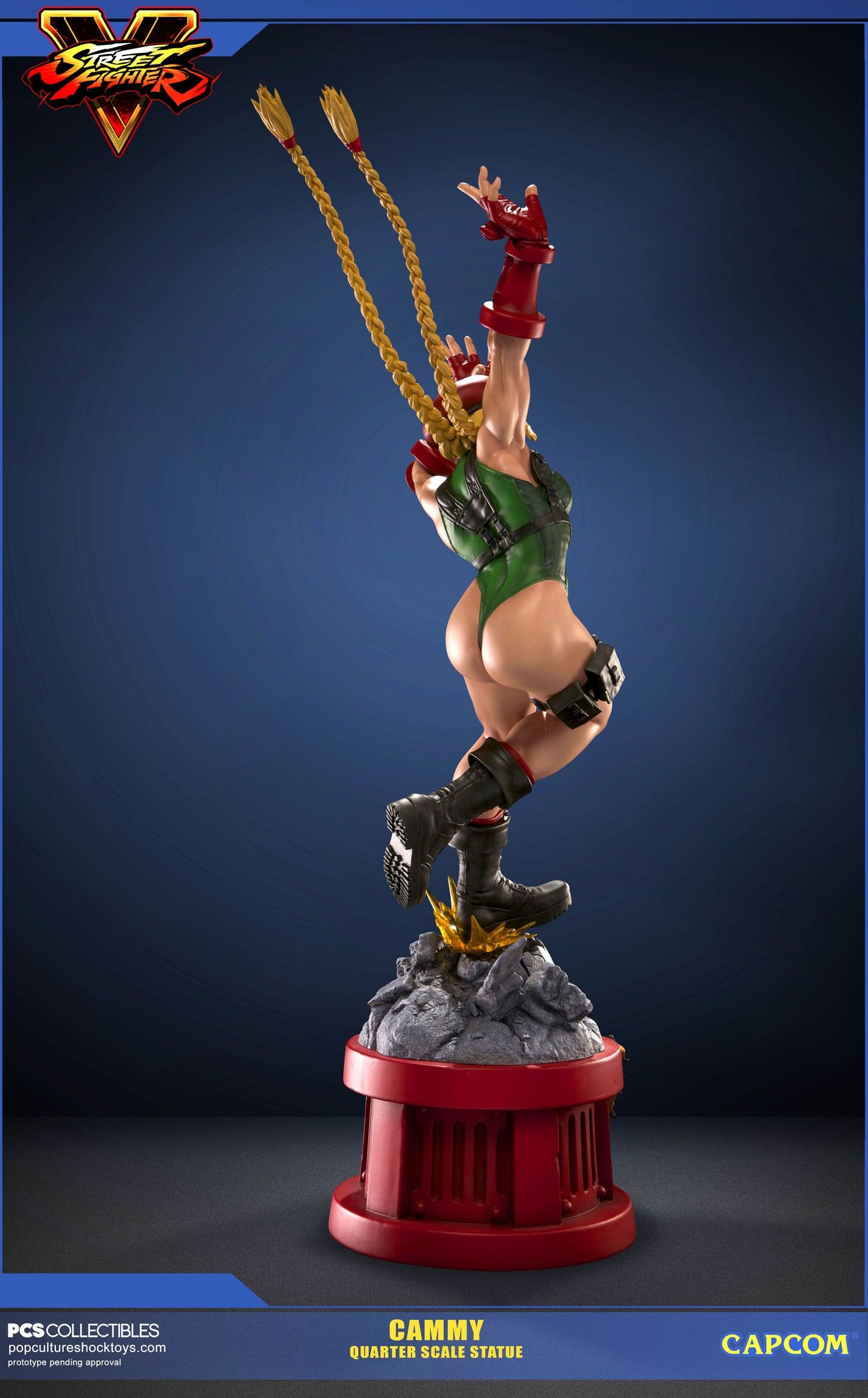 street fighter cammy statue
