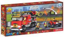 Action Town - 500 Piece Fire Rescue Brigade Construction Set