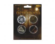 The Twilight Saga: New Moon - Pin Set Of 4 Crests