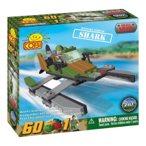 Small Army - 60 Piece Shark Military Vehicle Construction Set