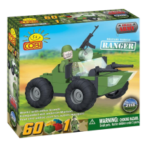 Small Army - 60 Piece Ranger Military Vehicle Construction Set