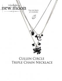 The Twilight Saga: New Moon - Jewellery Necklace Trip Chn Cullen Circ