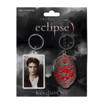 The Twilight Saga: Eclipse - Keychain 2-Pack Edward & Crest