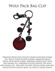 The Twilight Saga: Eclipse - KeyRing/Bag Clip Wolf Pack