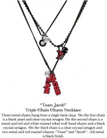 The Twilight Saga: Eclipse - Jewellery Necklace Triple Charm TJ