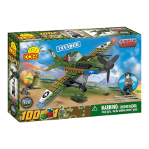 Small Army - 100 Piece Invader Plane Military Aircraft Construction Set