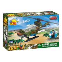 Small Army - Cobra Military Helicopter Construction Set (100 Piece Kit)