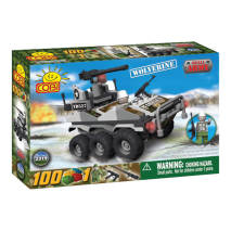 Small Army - Wolverine Military Vehicle Construction Set (100 Piece Kit)