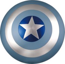 Captain America 2: The Winter Soldier - Life Size Shield Replica [Blue Stealth Version]
