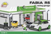 Skoda - Skoda Fabia R5 Racing Garage 525 piece Construction Set