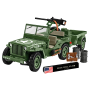 WW2 - Willys MB + Trailer Exclusive (1580 Pcs)