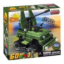 Small Army - 60 Piece Bravo Military Vehicle Construction Set