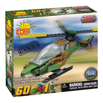 Small Army - 60 Piece Gamma Military Helicopter Construction Set