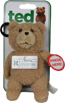 Ted - Backpack Clip with Sound