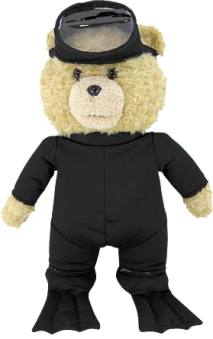 Ted 2 - 24" Movie Size Plush Scuba Outfit