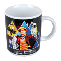 Doctor Who - Seventh Doctor "Judge A Man by the Quality of his Enemies" Quote Boxed Mug