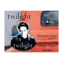 Twilight - Sticker Clear Vinyl Style C Edward