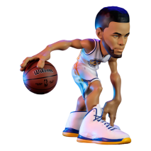 NBA - Steph Curry (Warriors - White Uniform) Limited Edition 12" Vinyl Figure