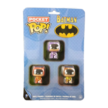 Batman (comics) - Brown, Purple & Orange US Exclusive Pocket Pop! 3 Pack
