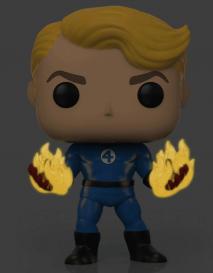Fantastic Four (comics) - Human Torch Suited Glow Specialty series Exclusive Pop! Vinyl