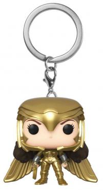 Wonder Woman 2: WW84 - Wonder Woman Gold Power Pose Pocket Pop! Keychain