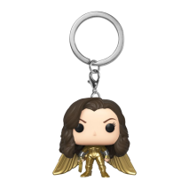 Wonder Woman 2: WW84 - Wonder Woman Gold No Helmet Pocket Pop! Keychain