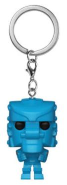 Mattel - Rock Em Sock Em Robot Blue Pocket Pop! Keychain