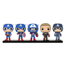 Marvel Year of the Shield - Captain America Through the Ages US Exclusive Pop! Vinyl 5-Pack [RS]