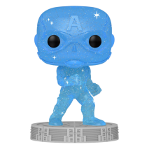 Marvel Infinity Saga - Captain America Blue (Artist Series) Pop! Vinyl with Protector