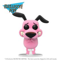 Courage the Cowardly Dog - Courage Flocked US Exclusive Pop! Vinyl [RS]
