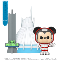 Disney World 50th Anniversary - Space Mountain & Mickey Mouse US Exclusive Pop! Town [RS]