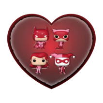Batman: The Animated Series - Valentines Day US Exclusive Pocket Pop! 4-pack [RS]