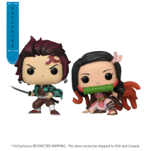 Demon Slayer - Tanjiro & Nezuko US Exclusive Pop! 2-Pack [RS]