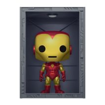 Marvel Comics - Hall of Armor: Iron Man Model 4 Metallic US Exclusive Pop! Deluxe
