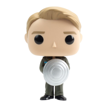 Captain America: The First Avenger - Cap with Prototype Shield Metallic US Exc Pop! Vinyl [RS]