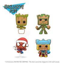 Marvel - Tree Holiday Box US Exclusive Pocket Pop! 4-Pack [RS]